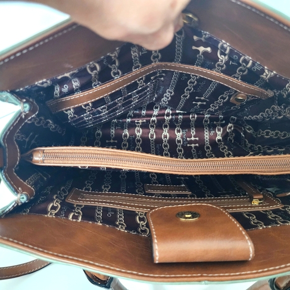 Tignanello Leather Shoulder Bag with Crossbody Strap - Picture 8 of 10